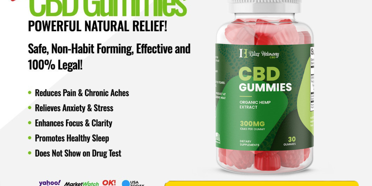 Bliss Harmony CBD Gummies: USA-Made, THC-Free Relaxation