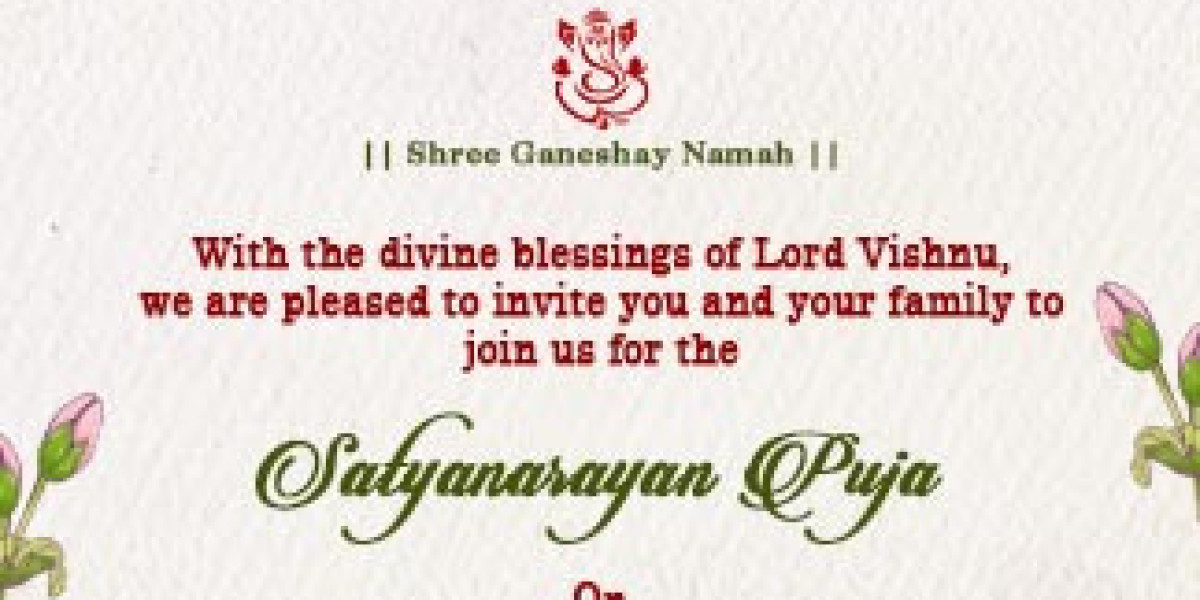 Satyanarayan Katha Invitation Card – Elegant & Divine Designs for Every Occasion
