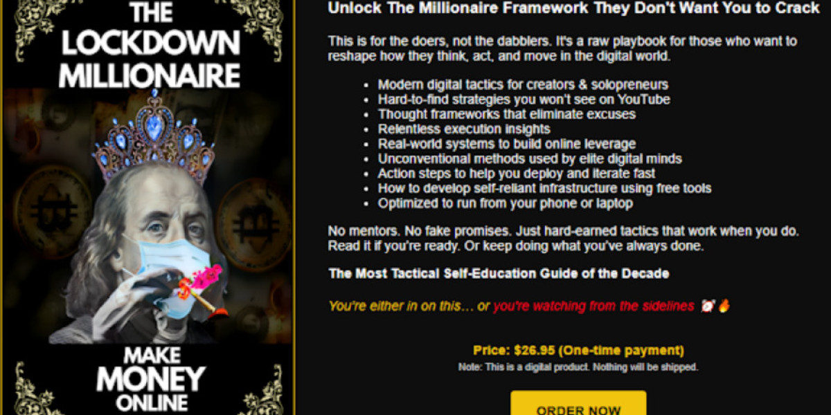The Lockdown Millionaire Reviews Latest 2025 - How to order?