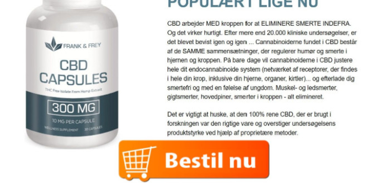 Test af Frank & Frey CBD 300MG Capsules Danmark: Brugeroplevelser