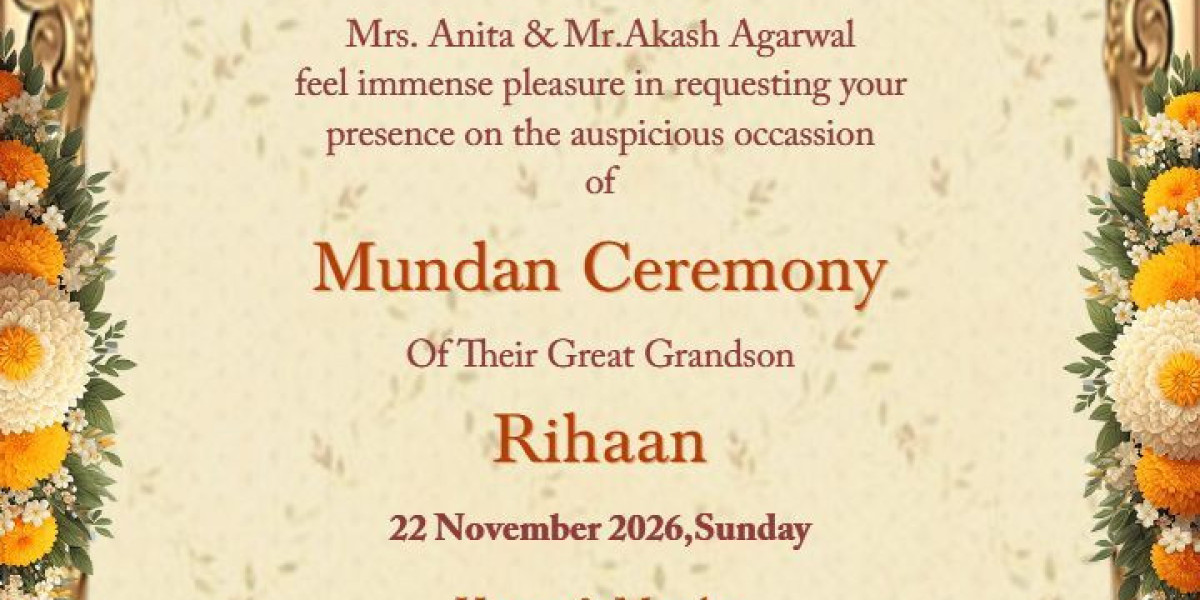 Mundan Invitation Card Online Free – Create Beautiful Invites Without Watermark