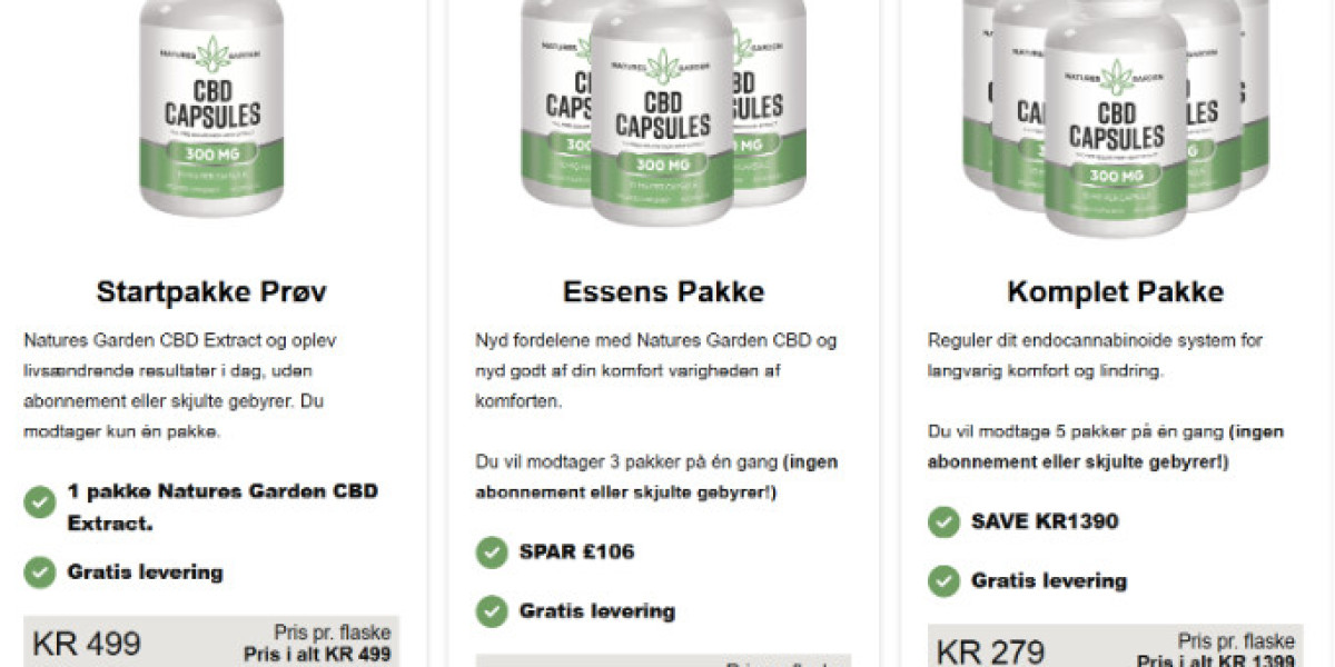 Udforsk Natures Garden CBD Kapsler DK: Brugeranmeldelser fra Danmark