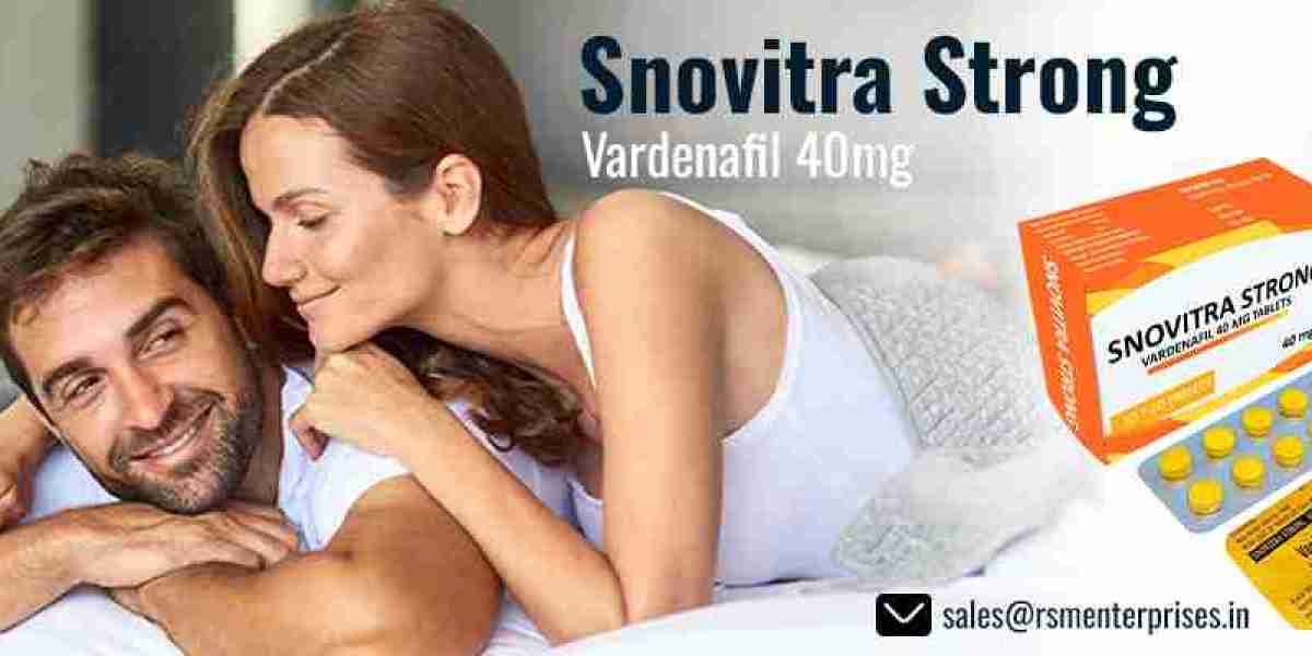 Improve Your Sensual Well-Being Simply With Snovitra Strong