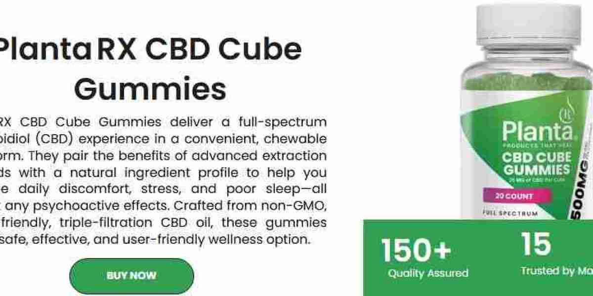 PlantaRX CBD Cube Gummies The Beneficial for Reduces Anxiety and Body Pain