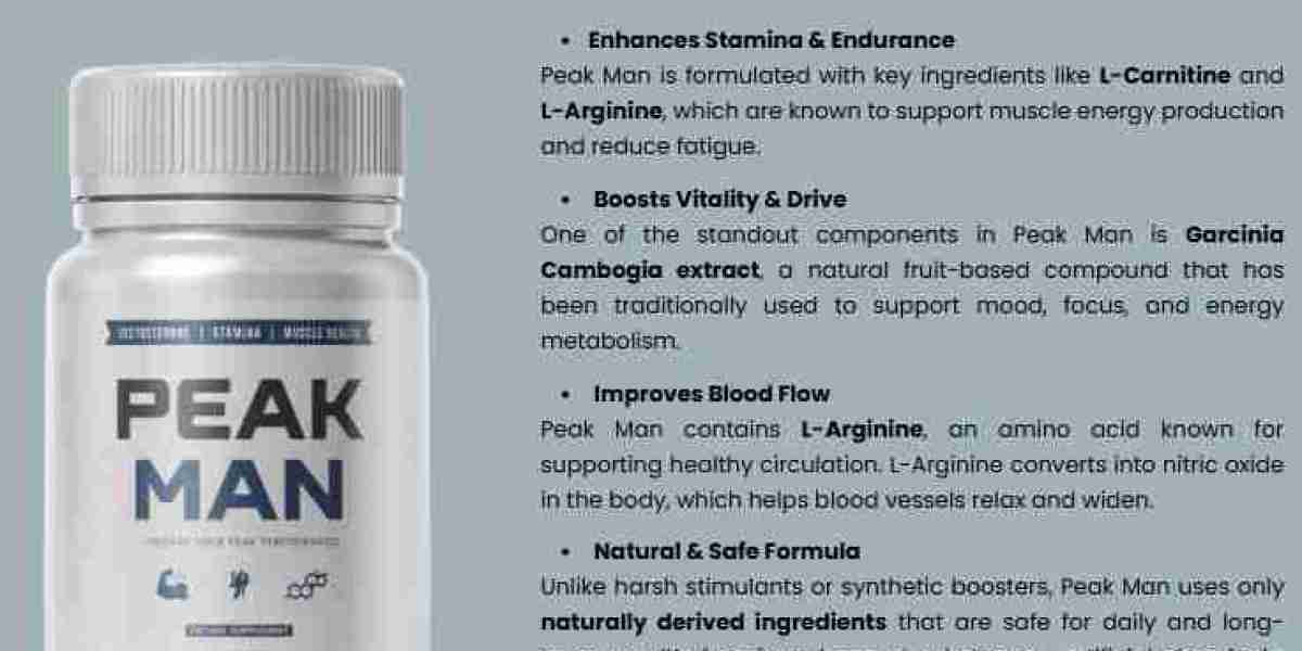 Peak Man Male Enhancement Capsules: Read its 100% Active Ingredient, Pros-Cons