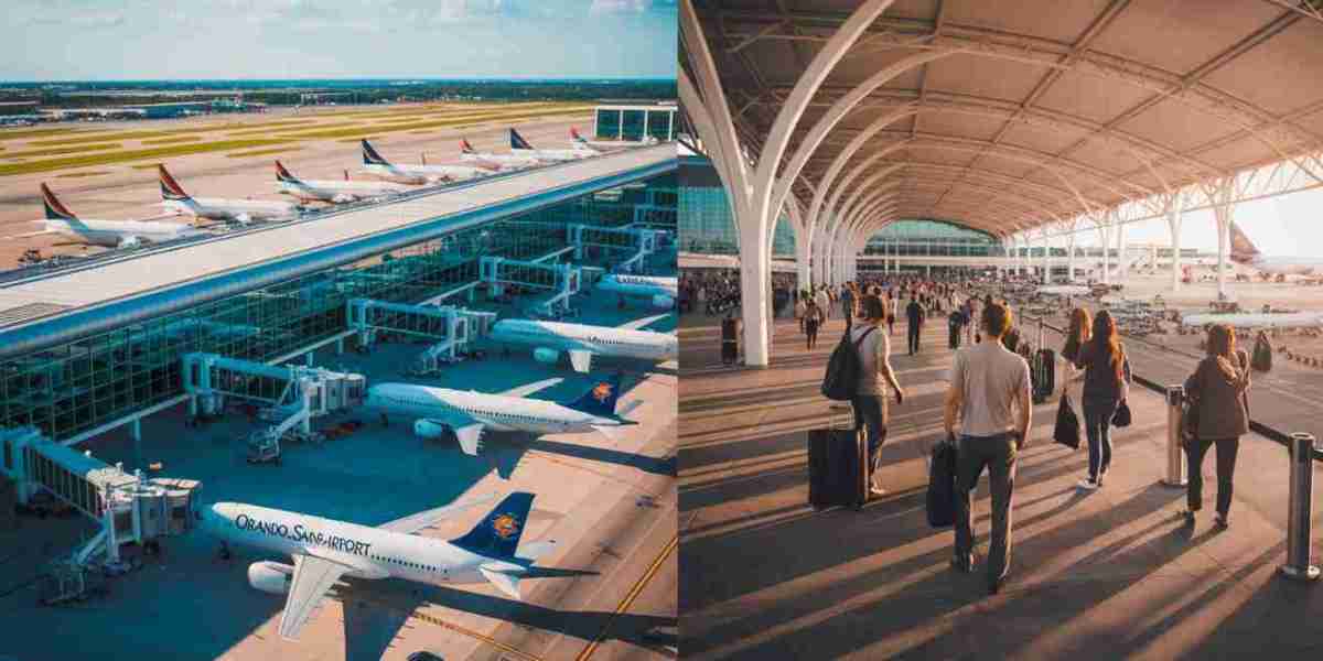Which Airport Has More International Flights: SFB or MCO?