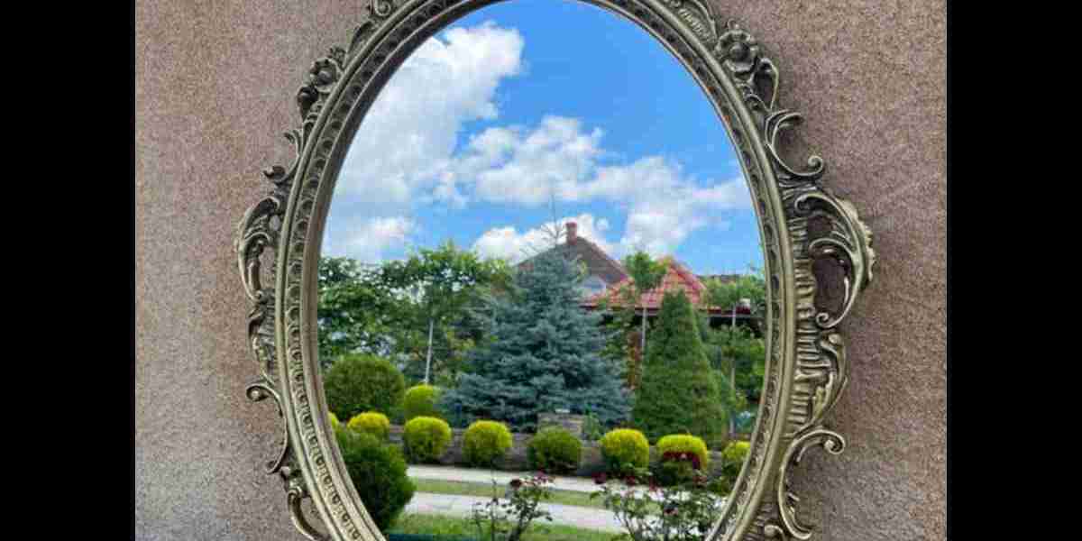 Antique Oval Mirrors with Wood Frames & DIY Frames – Timeless Elegance for Your Home