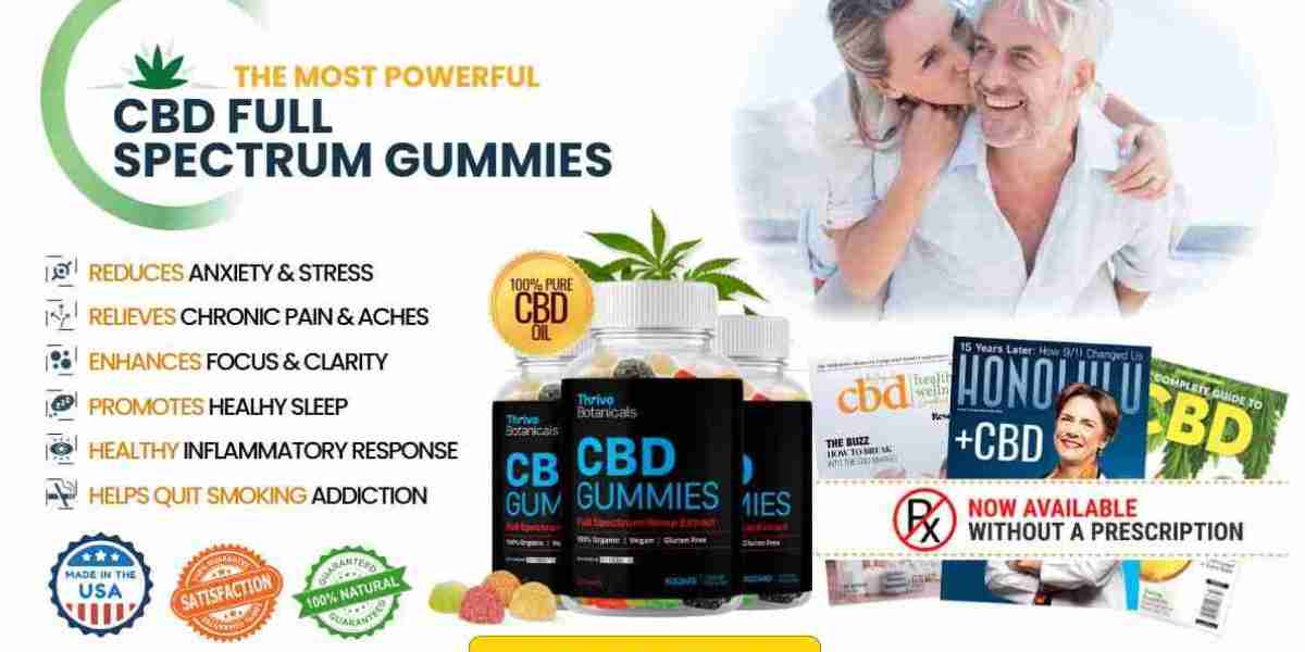 Thrive Botanicals CBD Gummies:The Safe and Effective Way to Pain Relief