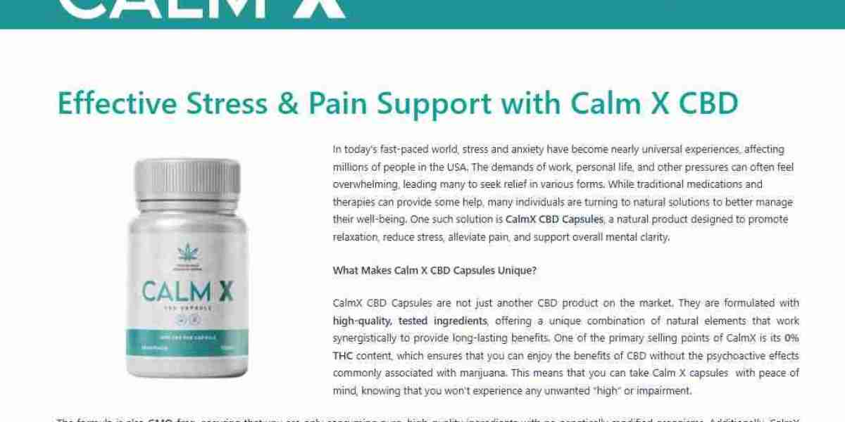 Calm X CBD UK: Uses Ingredients, Pros-Cons, Cost (Buy Now)