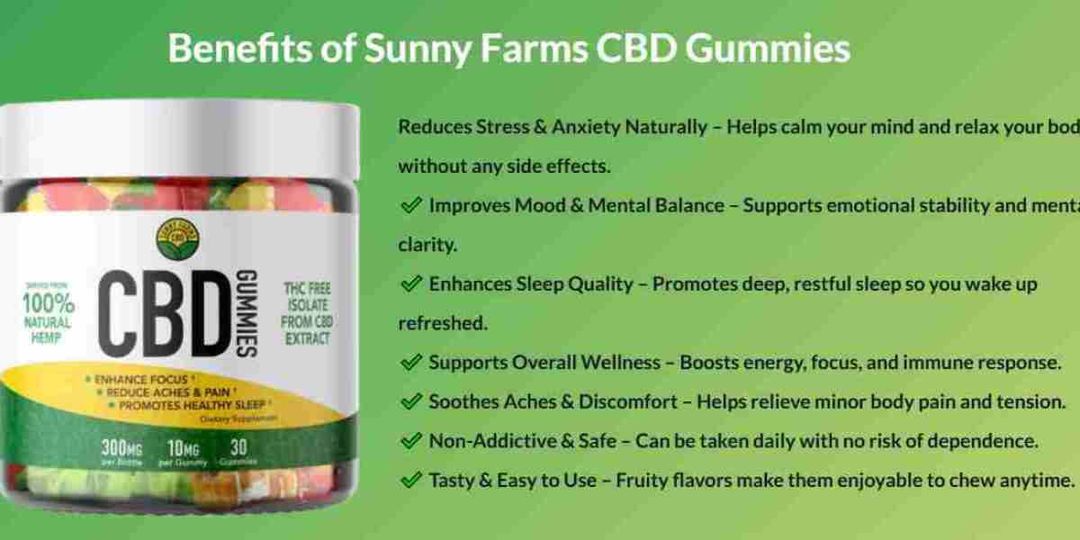 SunnyFarms CBD Gummies Official — Advanced Pain Relief Formula