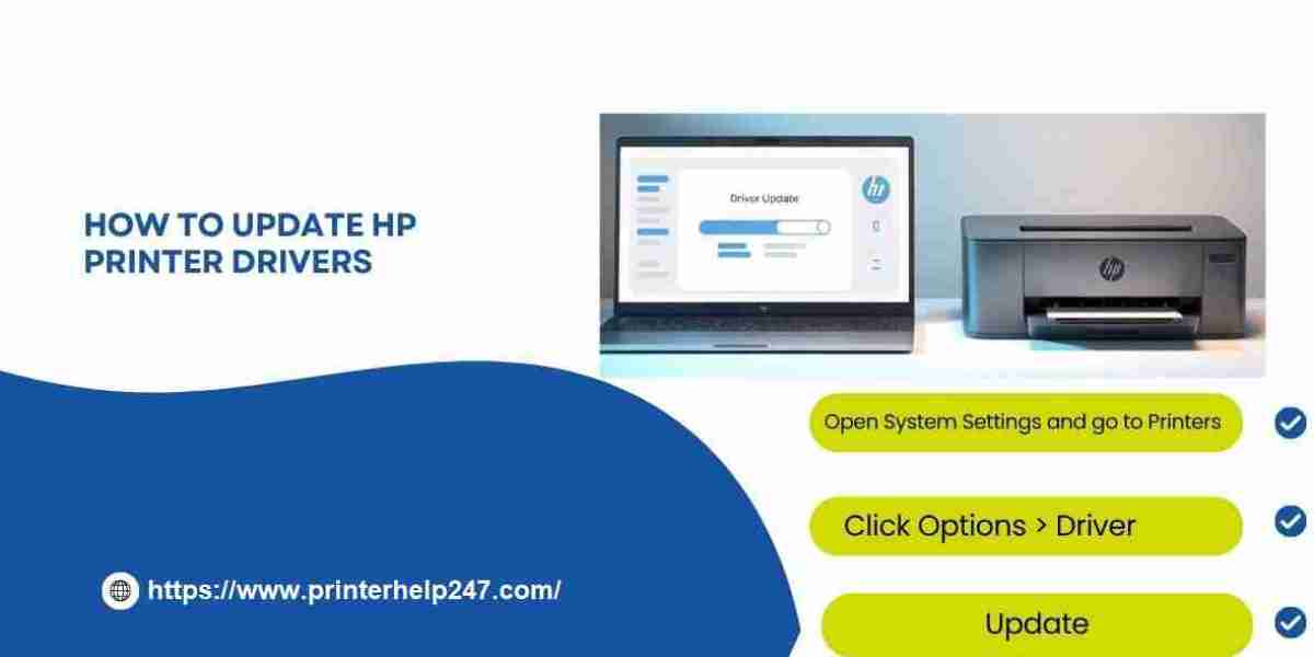 How can I install the drivers for my HP printer?