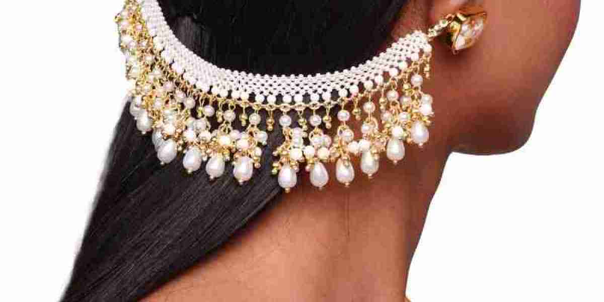 Handmade Bridal Beauty: The Rise of Modern Wedding Ear Chains by VAIDAAN