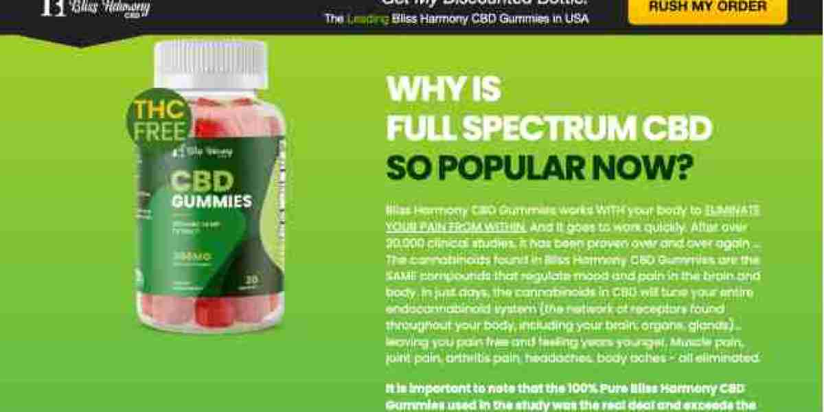 Bliss Harmony CBD Gummies Reviews: Best Tasting CBD in the USA