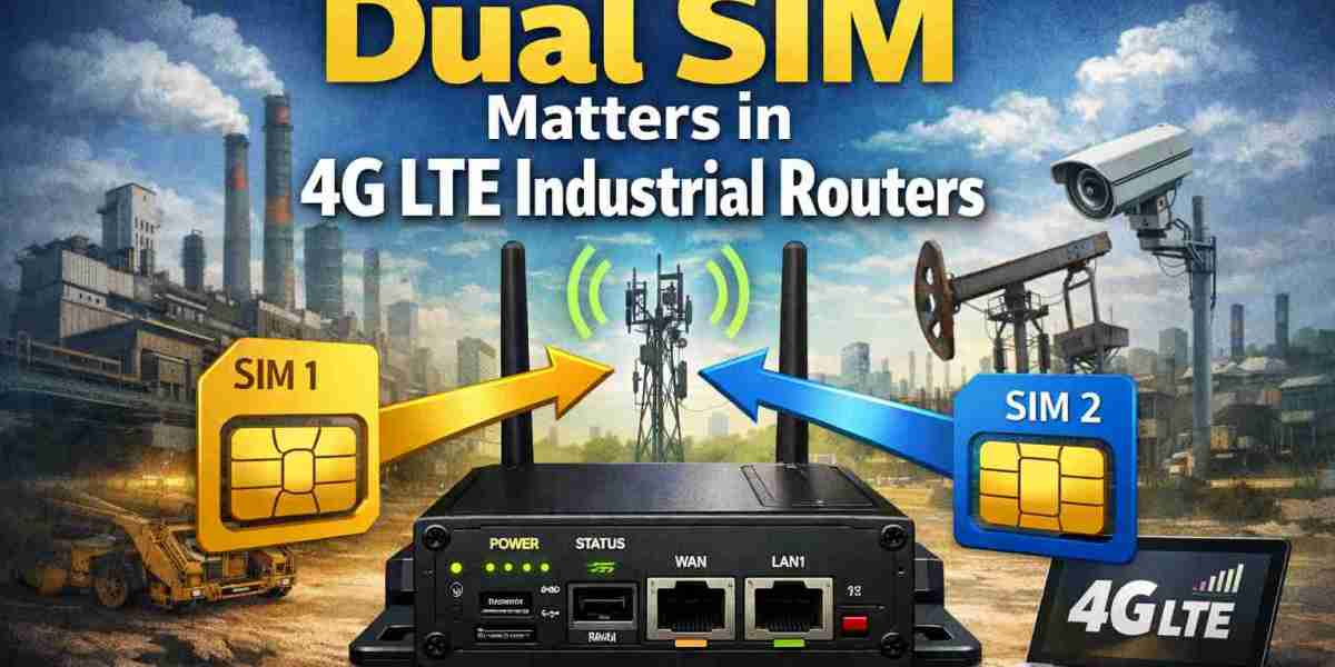 Why Dual SIM Matters in 4G LTE Industrial Routers