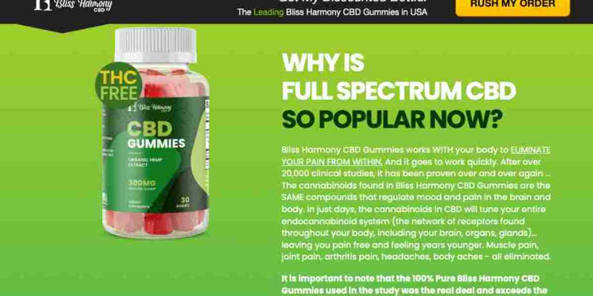 Bliss Harmony CBD Gummies Reviews: Best Tasting CBD in the USA