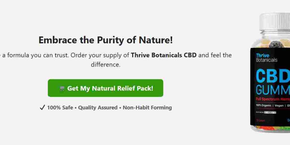 Thrive Botanicals CBD Gummies Reviews 2026 USA: Stress Relief
