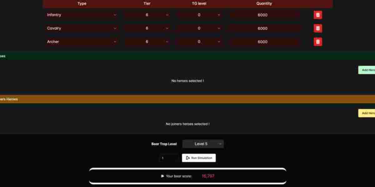 Bear Battle Damage Calculation - Example Simulation