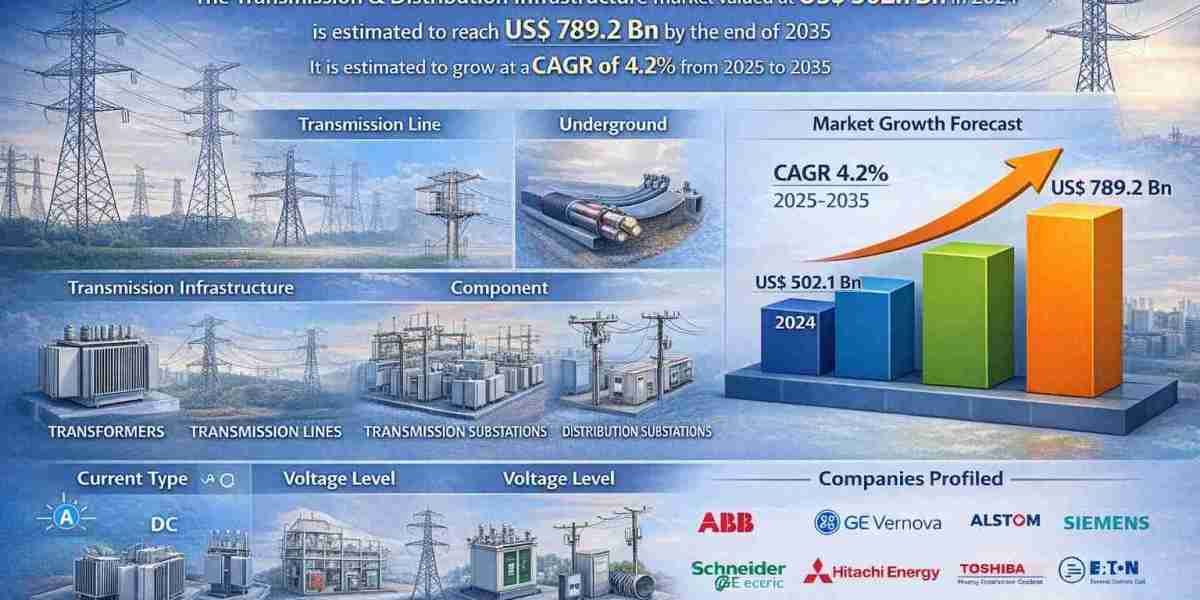 Transmission & Distribution Infrastructure Market Forecast Highlights Stable 4.2% CAGR