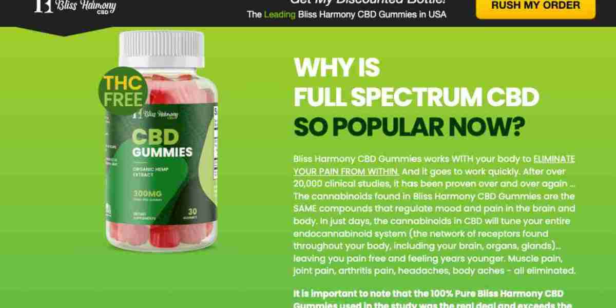Bliss Harmony CBD Gummies Review 2026: Real Experiences USA
