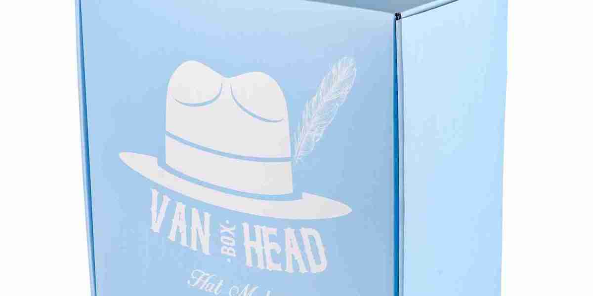 Printed Hat Boxes with Foil Embossing and Custom Artwork