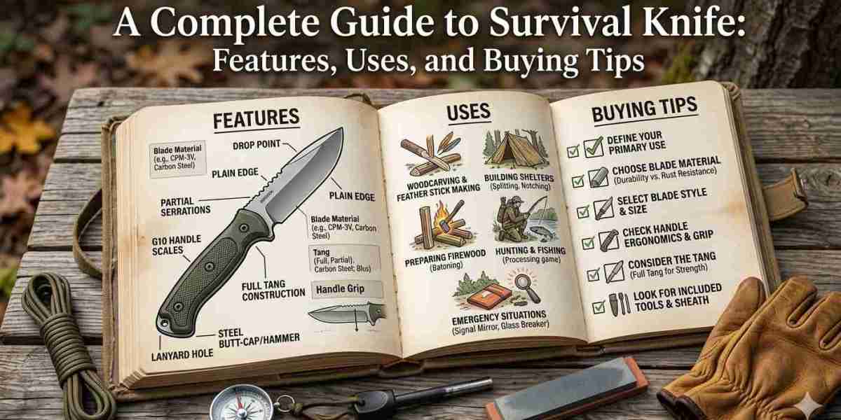 A Complete Guide to Survival Knife: Features, Uses, and Buying Tips