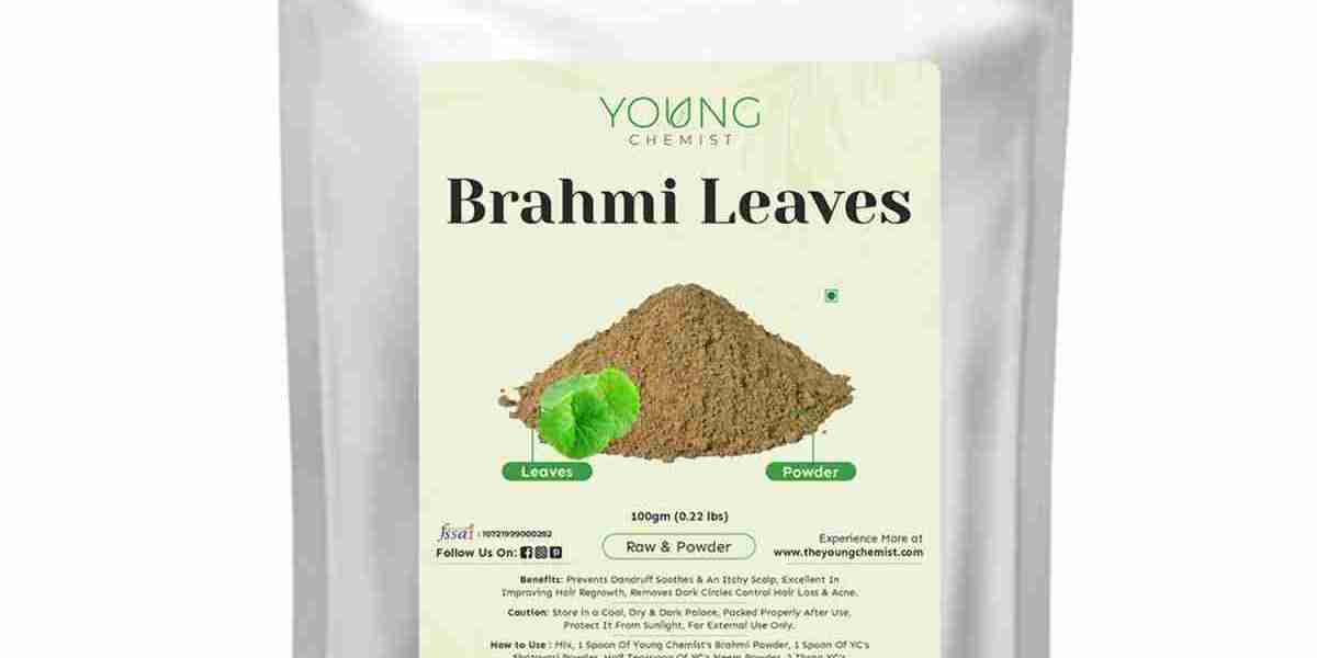 Brahmi Herbal Powder Natural Nervine Tonic for Calmness & Concentration