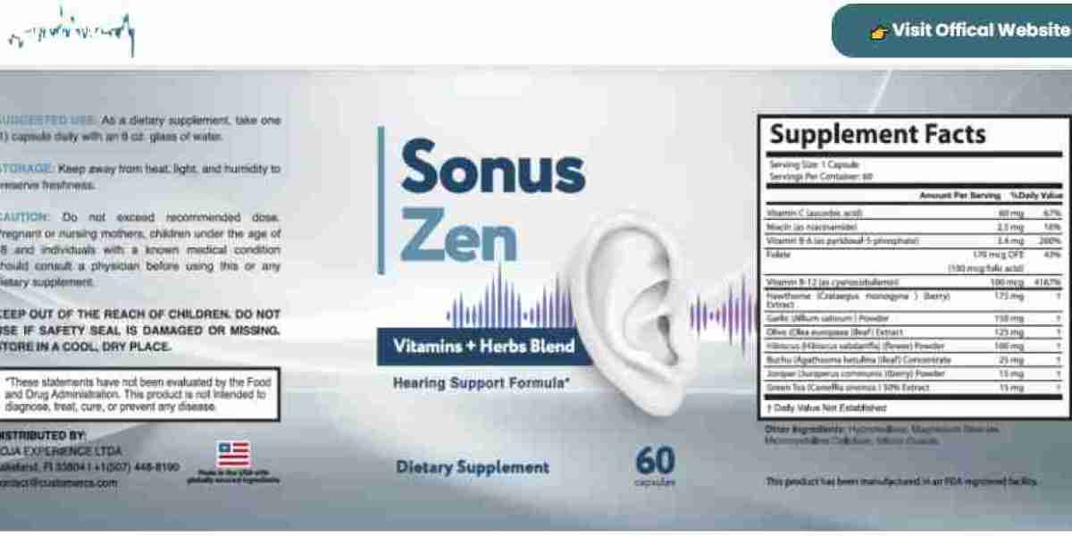 SonusZen Hearing Support – Daily Supplement for Healthy Ears & Sharp Hearing