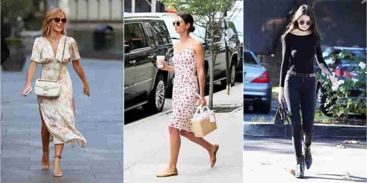 Hermes sported a slinky black number from archival fall