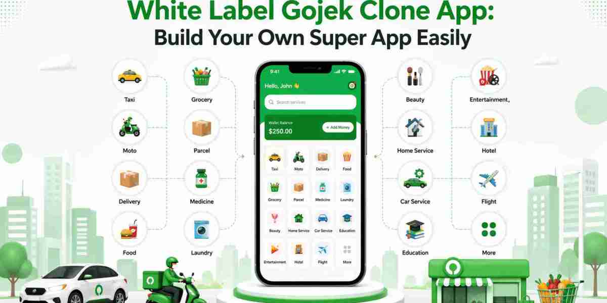 White Label Gojek Clone App: Build Your Own Super App Easily