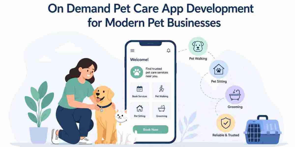 On Demand Pet Care App Development for Modern Pet Businesses