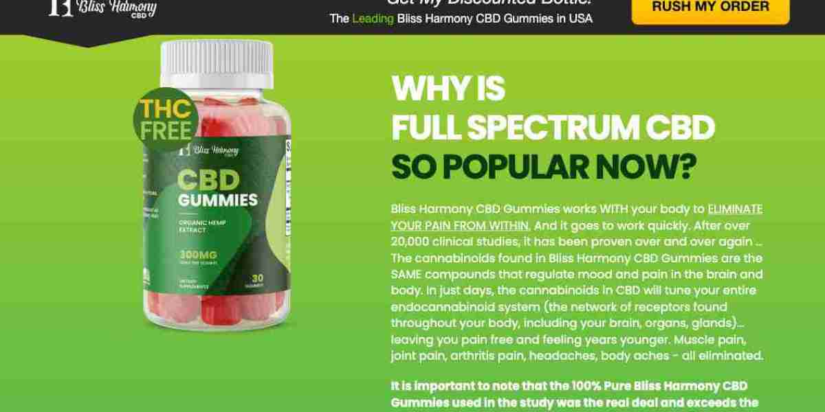 Bliss Harmony CBD Gummies USA Reviews: Ingredients, Benefits, and Results