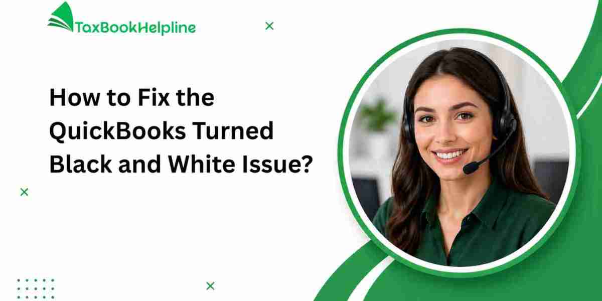 How to Fix the QuickBooks Turned Black and White Issue