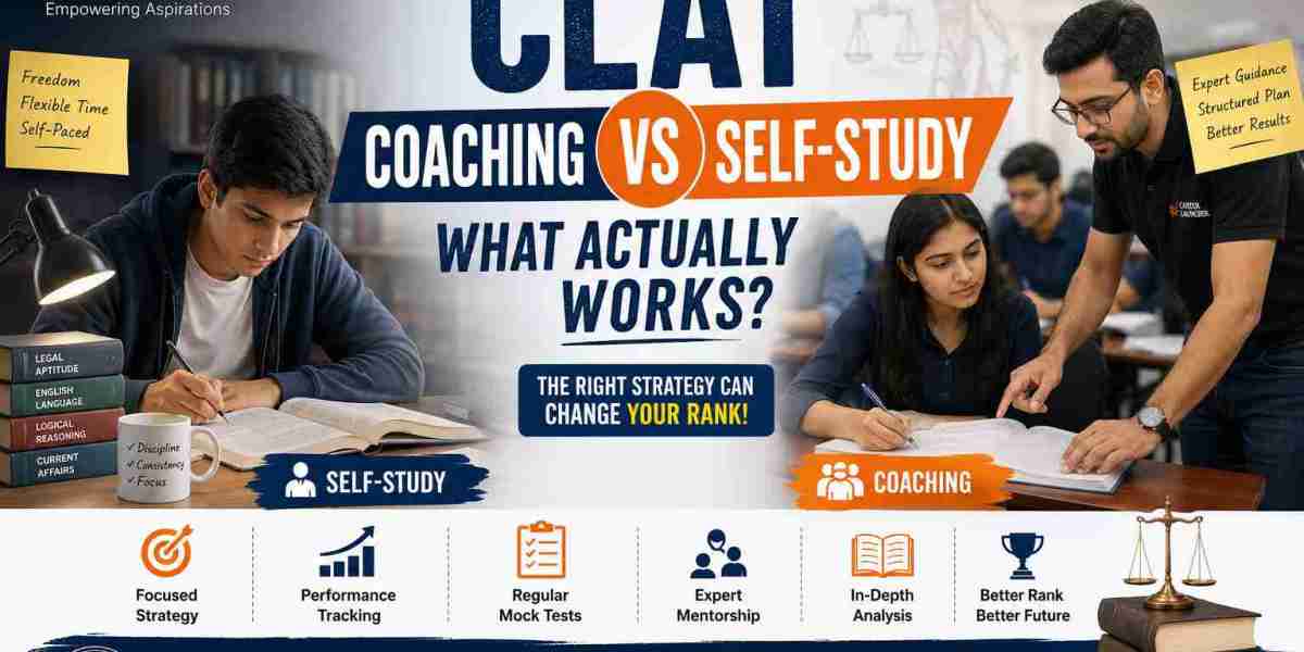 CLAT Coaching vs Self-Study: Which Strategy Actually Gives Better Results?