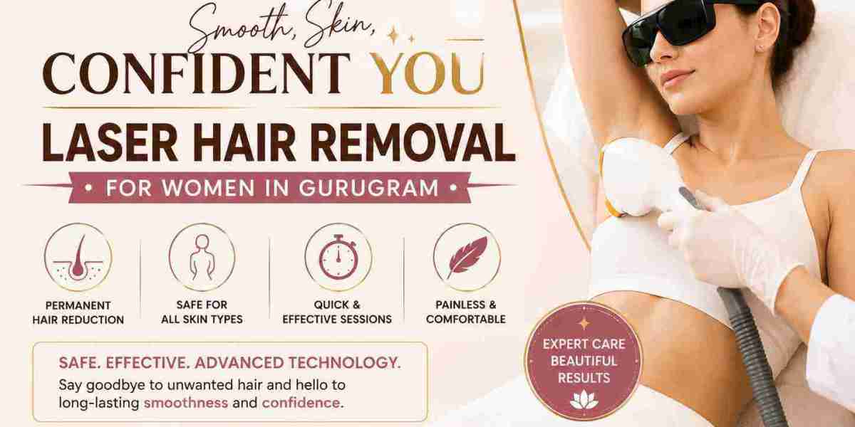 Laser Hair Removal for Women in Gurugram – A Safe Way to Get Smooth, Hair-Free Skin