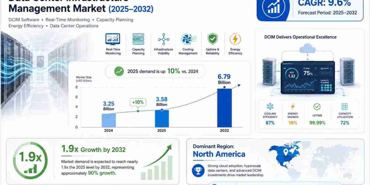 Data Center Infrastructure Management Market Size to Hit USD 6.79 Billion by 2032 as Cloud Deployment Expands