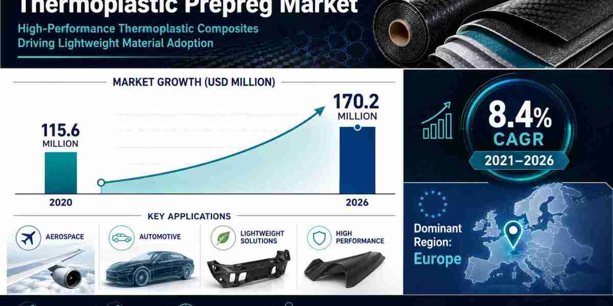 Thermoplastic Prepreg Market Size to Reach USD 170.2 Million by 2026 as Lightweight Composites Gain Relevance