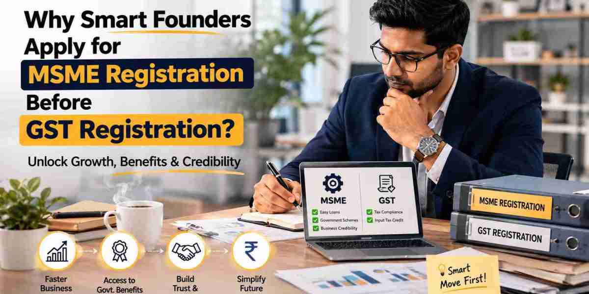 Why Smart Founders Apply for MSME Registration Before GST Registration