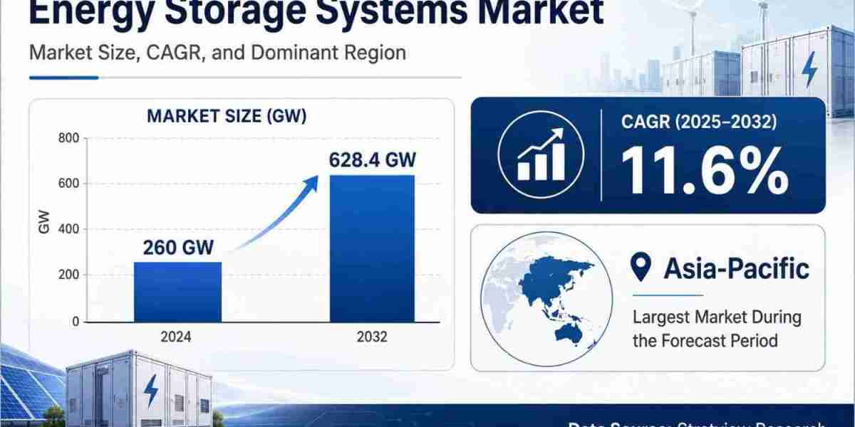 Energy Storage Systems Market Forecast to Reach 628.4 GW by 2032 as Storage Demand Expands