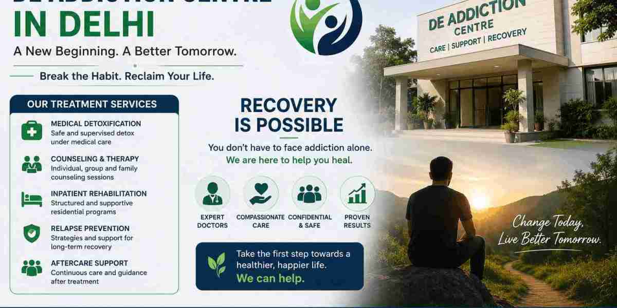 De Addiction Centre in Delhi: A Path Towards Recovery and a Healthier Life