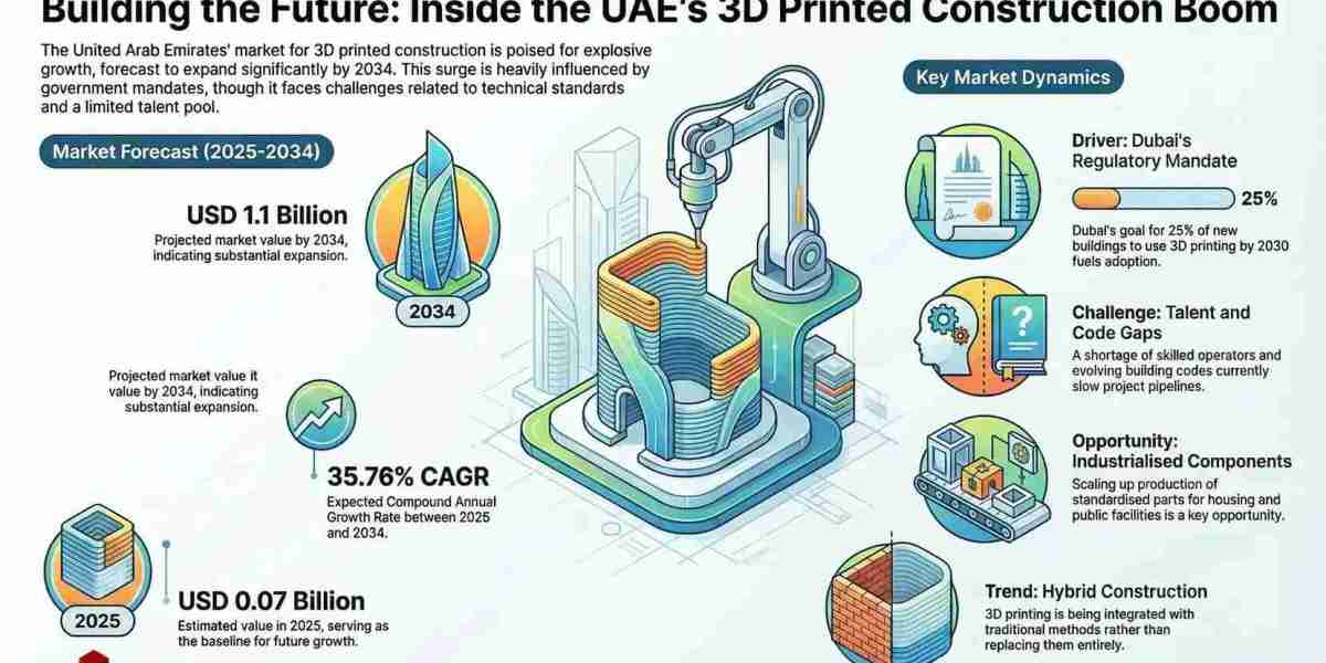 UAE 3D Printed Construction Market Size, Share, and Growth Report 2034