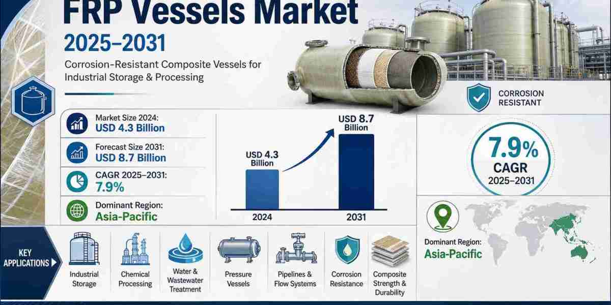 FRP Vessels Market Share Landscape to Reach USD 8.7 Billion by 2031