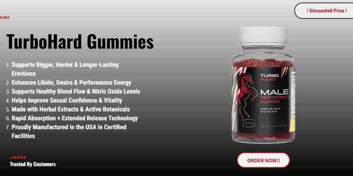 Turbo Hard Gummies: All Natural Ingredients for Male Enhancement
