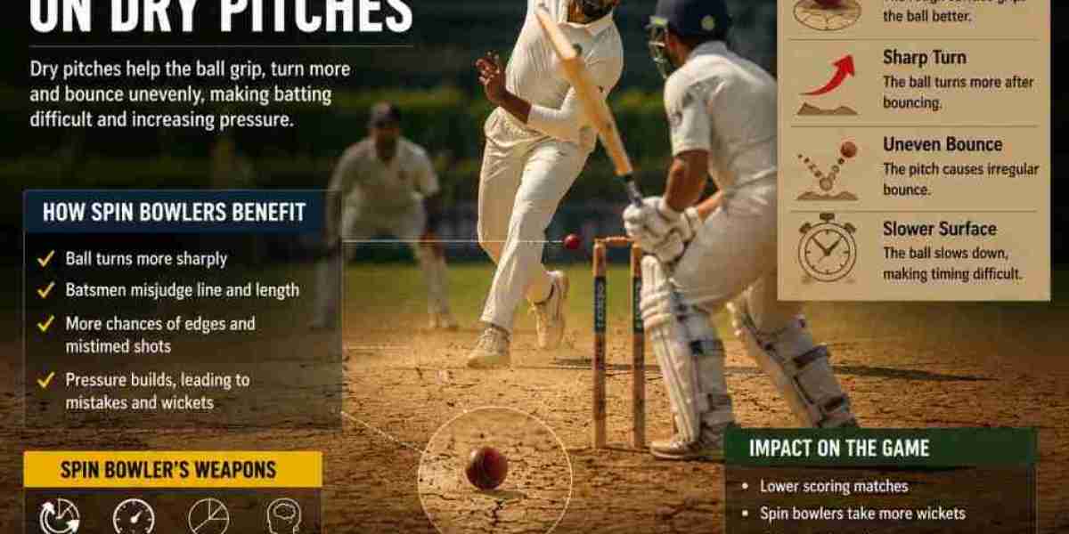 Why Spin Bowlers Become Dangerous on Dry Pitches