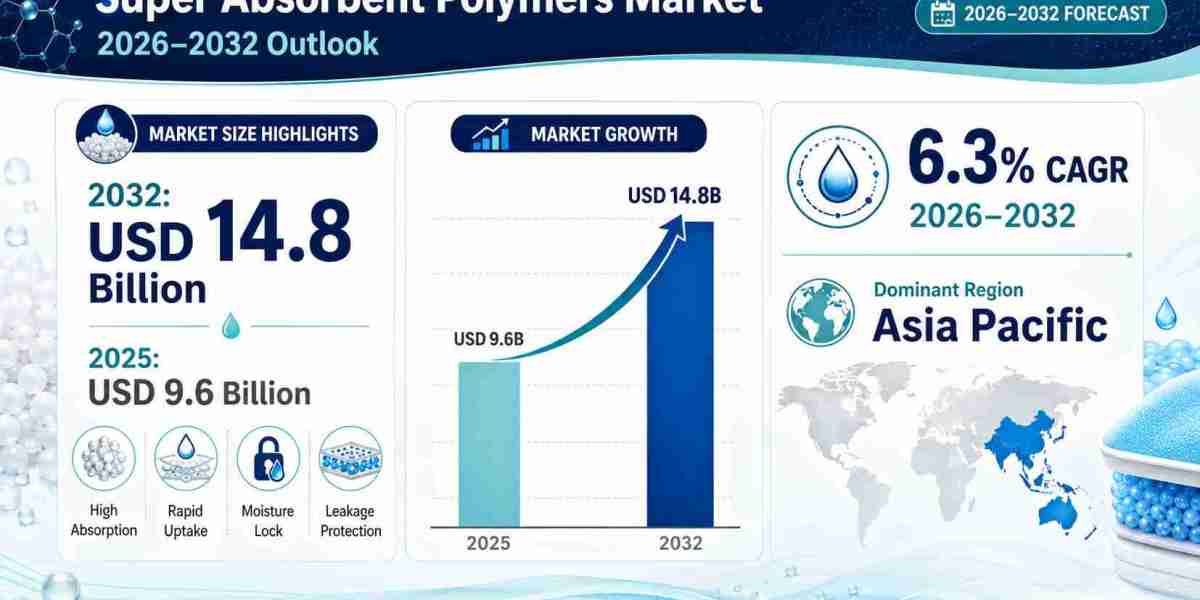 Super Absorbent Polymers Market to Reach USD 14.8 Billion by 2032 on Hygiene-Led Demand