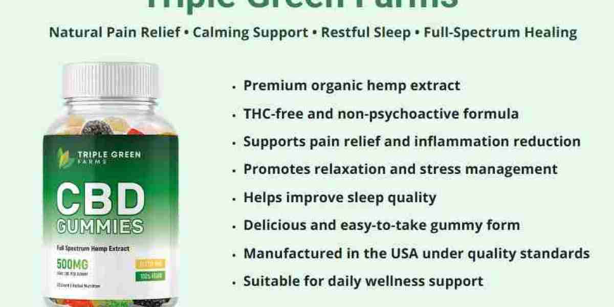 Farm Fresh Health in Every Drop at Triple Green Farms CBD Gummies
