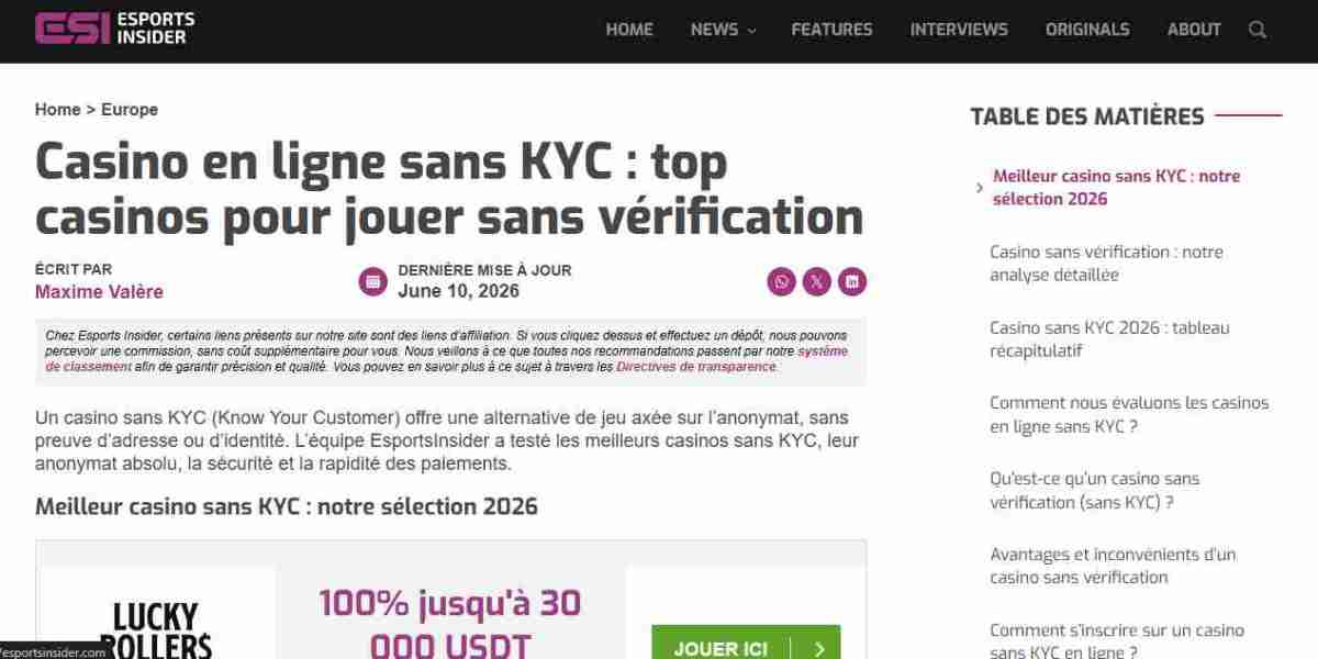 Meilleurs Casino Sans KYC : Guide Complet pour Jouer Rapidement et en Toute Confidentialité