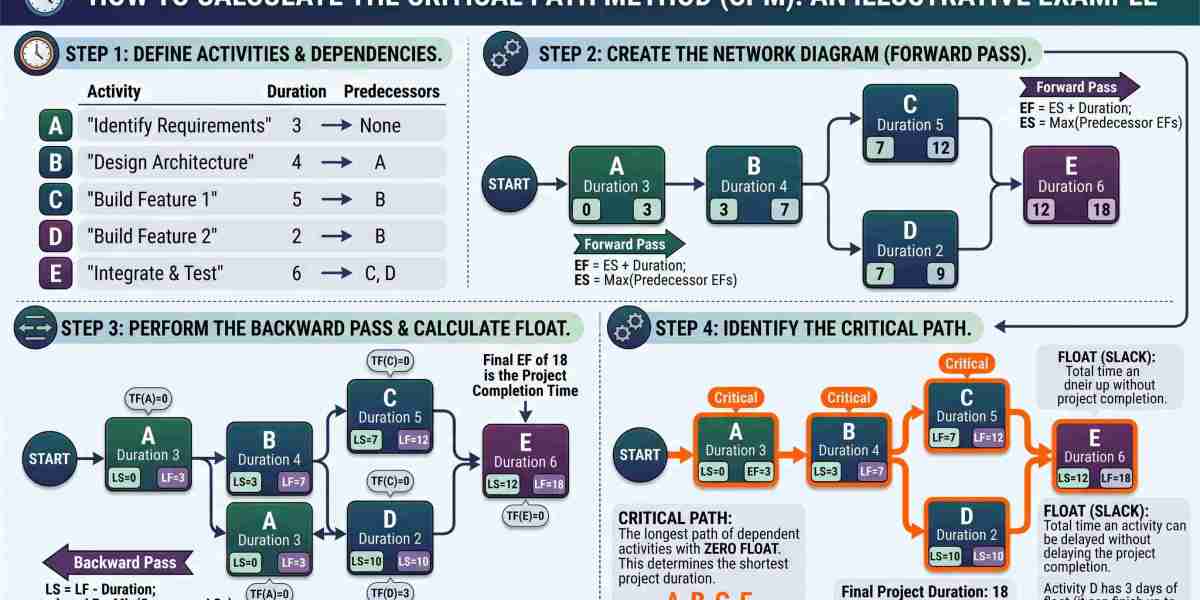 How To Calculate The Critical Path Method​?