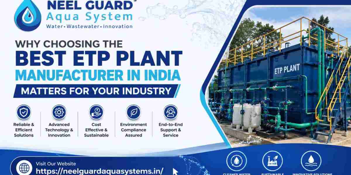 Why Choosing the Best ETP Plant Manufacturer in India Matters for Your Industry