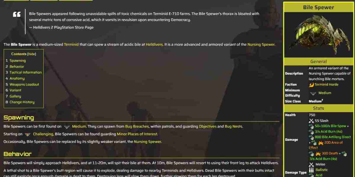 Helldivers 2: How to Survive and Counter Heavy Bile Spewer Seeds