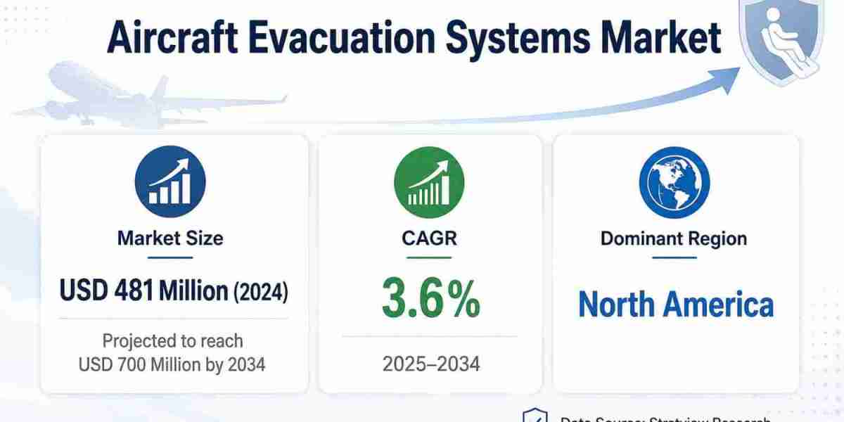 Aircraft Evacuation Systems Market Growth to Reach USD 700 Million by 2034 on Safety and Fleet Expansion